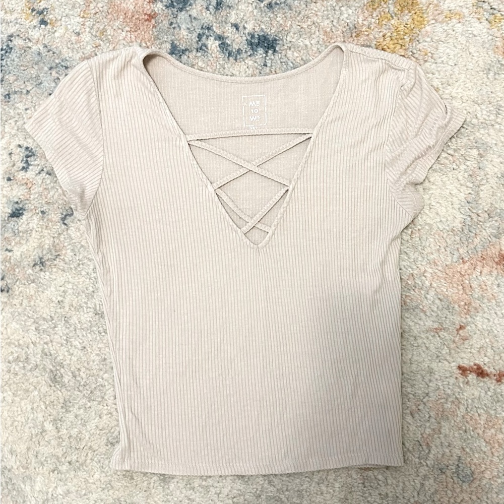 Women’s xs crossed top